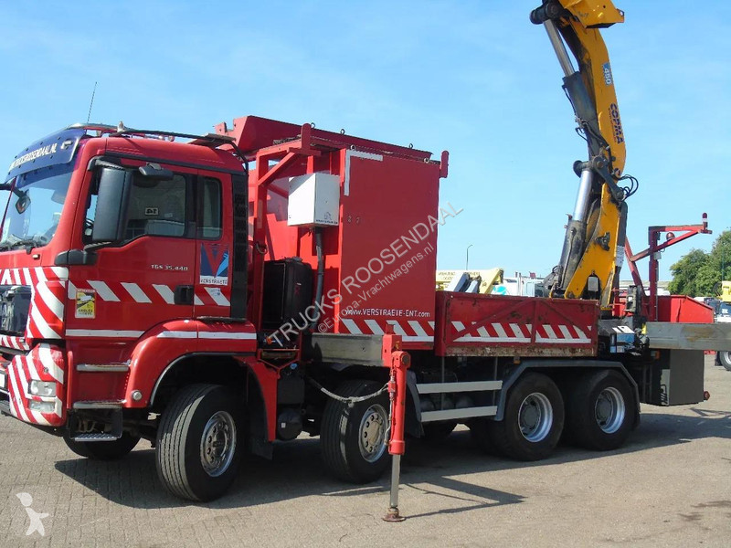 شاحنة MAN 35.440 + COPMA 450 6x + 8X4 + SPRING...