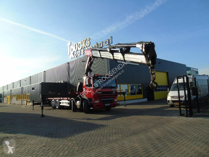 شاحنة DAF 85510 + FASSI 80TON 6x + 8X2 + EURO 5...