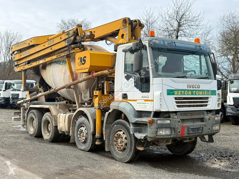 شاحنة Iveco 440T41 trakker 440 8x4 28M SERMAC