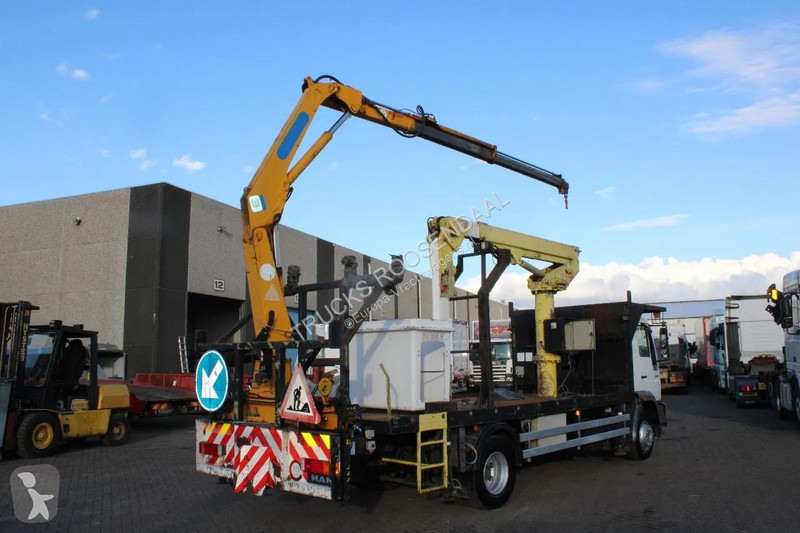 شاحنة MAN + EURO 2 + PTO + CRANE