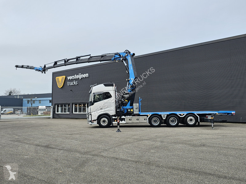 شاحنة Volvo 750 8x4 / RETARDER / FASSI 71 TM + JIB