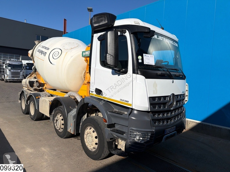 شاحنة Mercedes 3236 EURO 6, 8x4 IMER 8,5m3