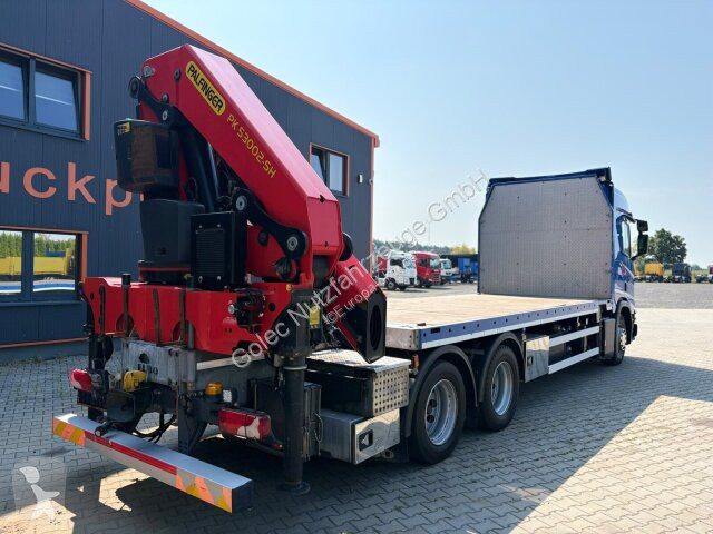 شاحنة Scania R500 6x4 Pritsche mit Kran...