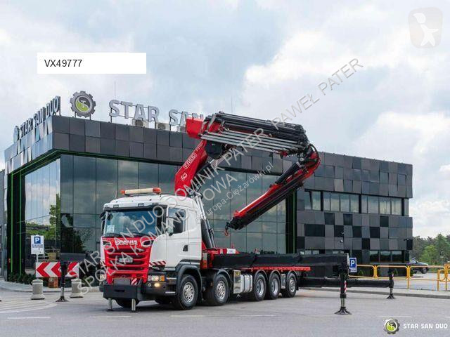 Kamión Scania R520 10x4 FASSI F2150RAL.2.28...