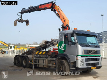 Камион Volvo NL FM 340 FM 6X2 -Truck Palfinger PK21502 Kran Crane 2 extensions 24t cablelift Euro 3