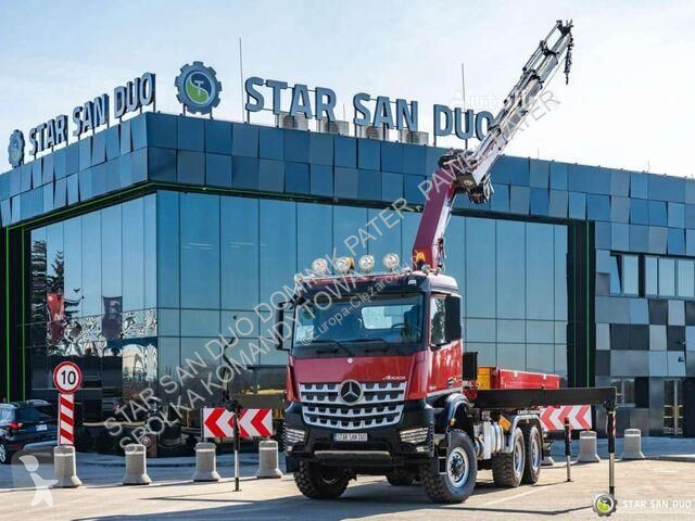 شاحنة Mercedes AROCS 3345 6x6 HMF 3220 Winch...