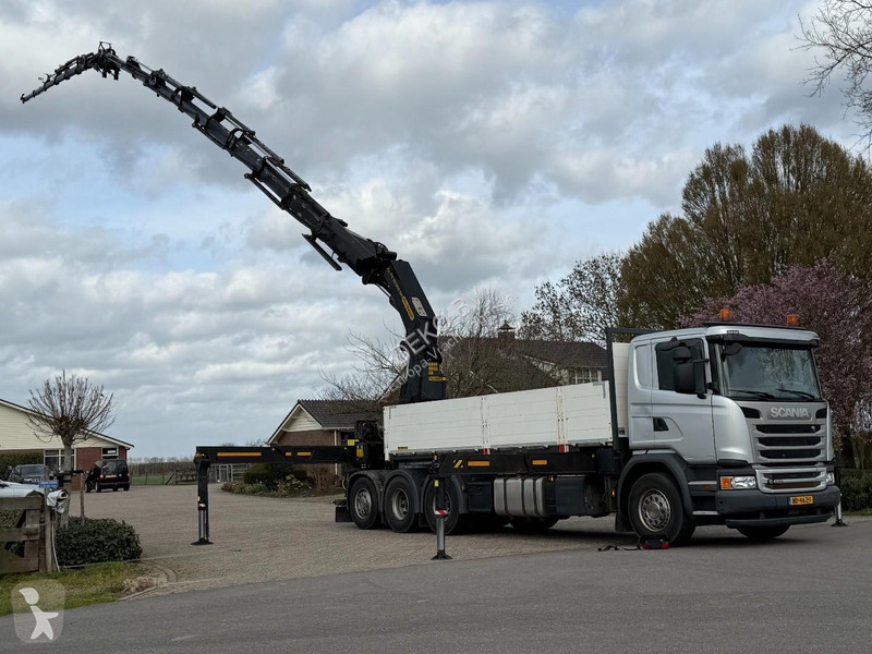 شاحنة Scania G450 8x4 triple, PAFINGER PK92002...