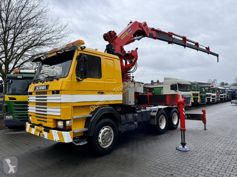 شاحنة Scania R143 450 V8 6X4 Kran Palfinger...