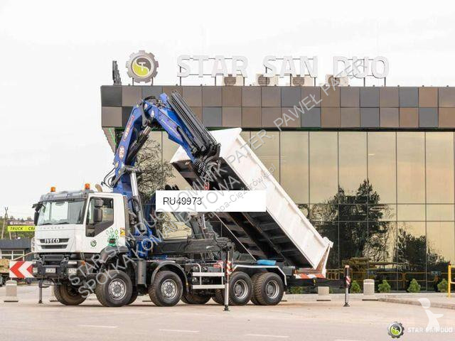 Kamión Iveco TRAKKER 450 8x8 PM 85SP Crane...