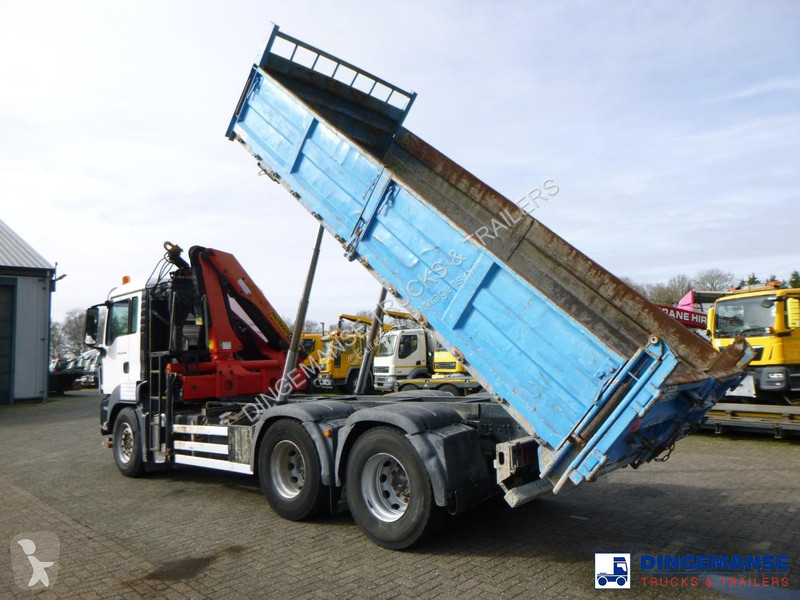 شاحنة MAN 26.400 6X4 tipper + Palfinger PK15002