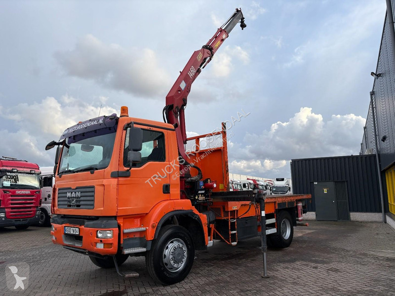 شاحنة MAN +4x4 + HMF 1460 + euro4