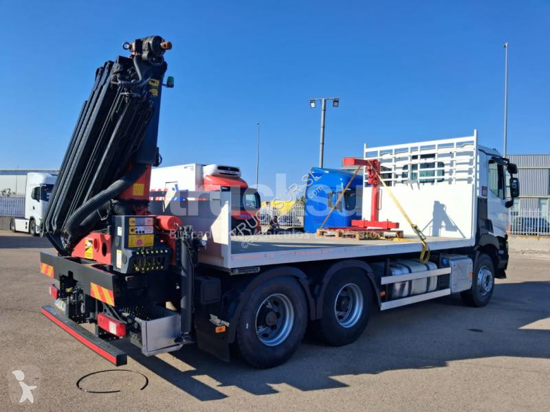 شاحنة Renault C430.26  6X4 UA + CAJA ABIERTA