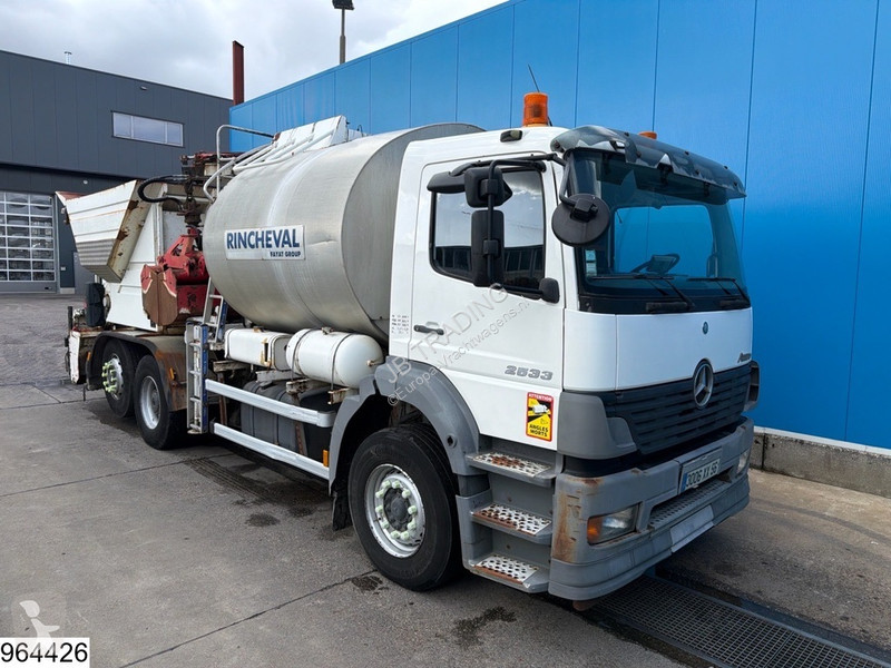 شاحنة Mercedes 2533 6x2, PTO, Maxilift, asphalt...