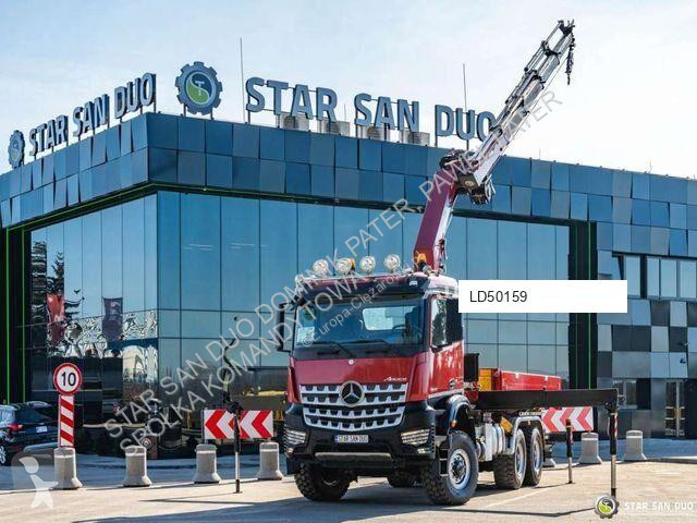 شاحنة Mercedes AROCS 3345 6x6 HMF 3220 Winch...