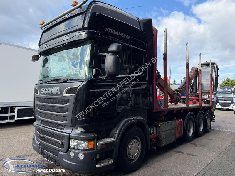 شاحنة Scania 620 V8 8x4, Kesla 2012T, Euro 5