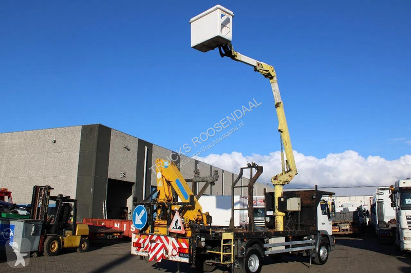 شاحنة MAN + EURO 2 + PTO + EFFER Crane