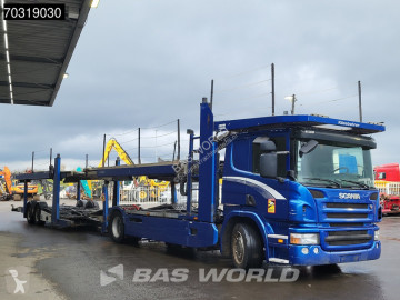 Camión Scania P 420 4X2 Kassbohrer Car transporter combi Full Air suspension Automatic Euro 3
