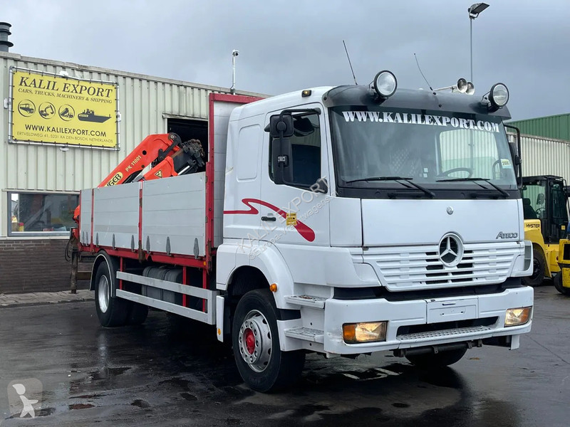 شاحنة Mercedes 1828 Palfinger PK11001 Crane +...