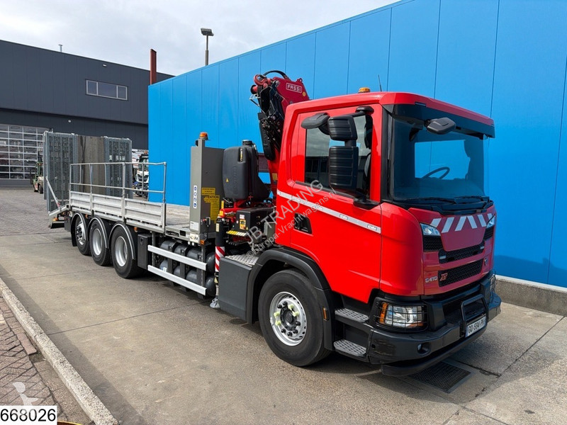 Camion Scania 410 6e, CN, 8x4, Retarder, Fassi