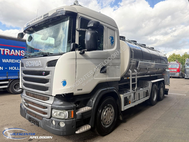 شاحنة Scania 490 Stainless steel tank, Euro 6,...