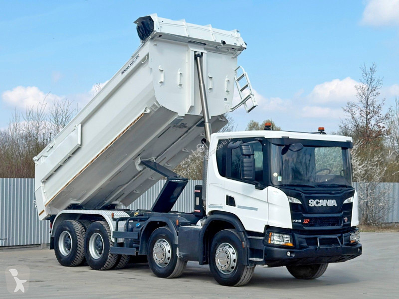 شاحنة Scania 410 XT * Kipper * 8x4 * TOZUSTAND !