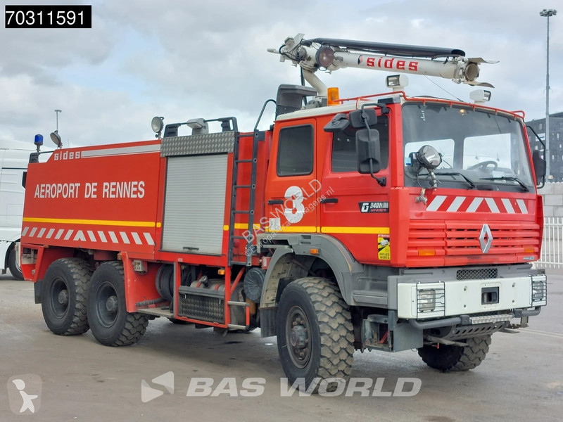 شاحنة Renault G 340ti 6X6 Sides Crashtender 6x6...