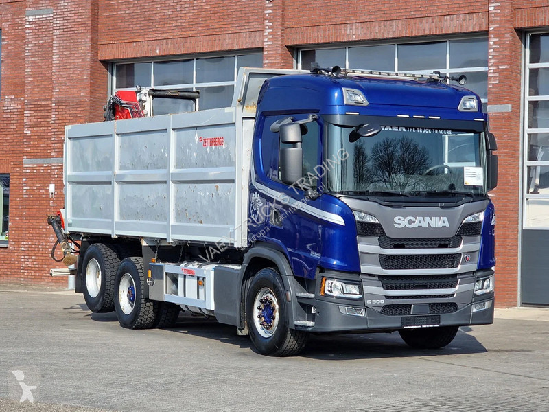 شاحنة Scania G500 6x2 - Tipper + Palfinger...