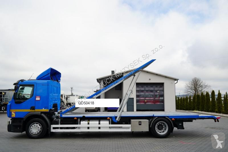 شاحنة Renault D WIDE 380 DE11 / 4X2 / LAWETA 8...