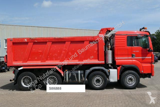 شاحنة MAN 41.510 TGS 8x4, Stahl, 17m³, Klima,...