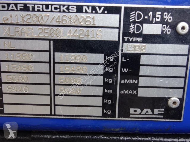 شاحنة DAF 210 oprijlaadbak,airco