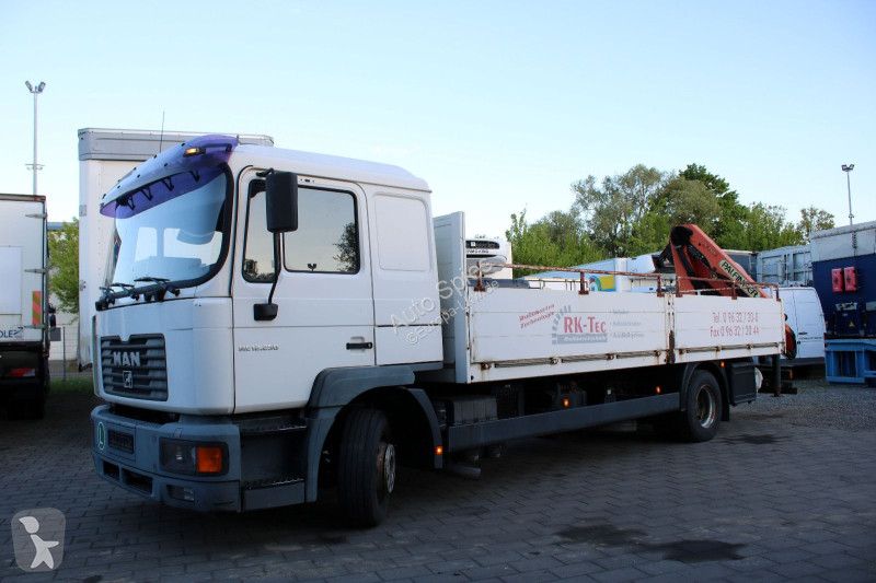 Lastbil MAN 12.250  mit HECKLADEKRAN *PALINGER...