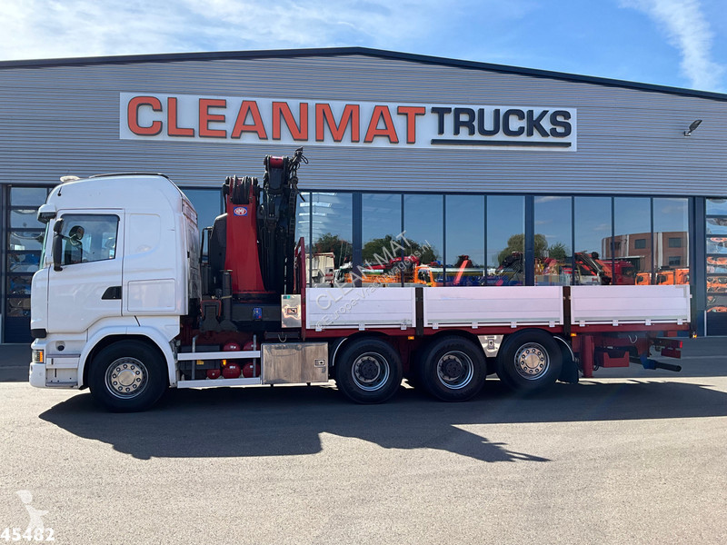 شاحنة Scania 490 8x4 Euro 6 etarder HMF 60...