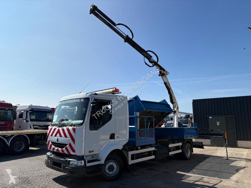 شاحنة Renault 220 + PALFINGER PK 6001 + tipper...