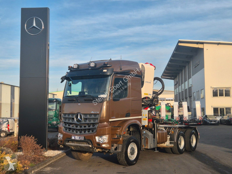 شاحنة Mercedes 3351 LS 6x6 Palfinger S260Z96 Y...