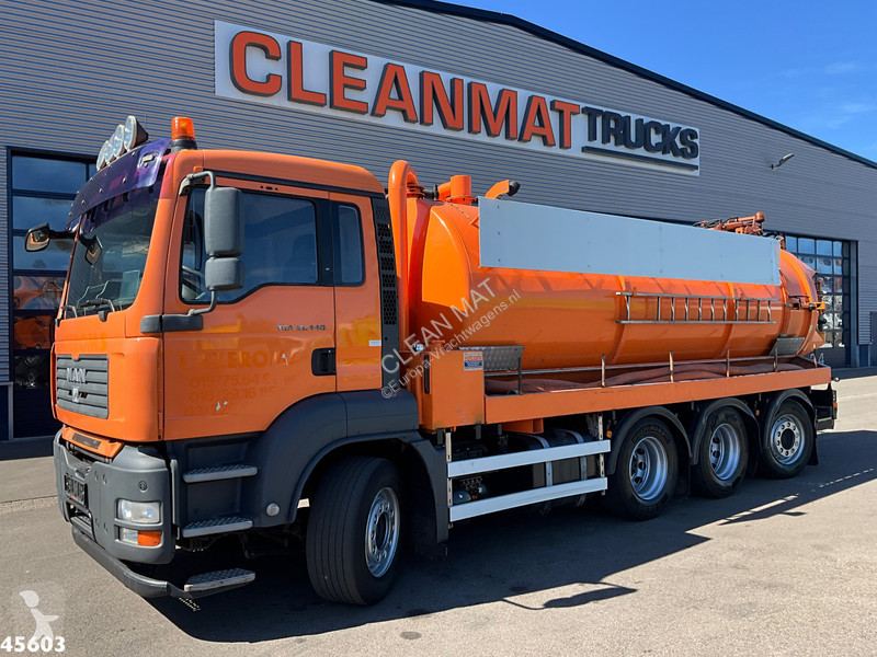 شاحنة MAN 35.440 8x4 Wicom Saug/spul opbouw