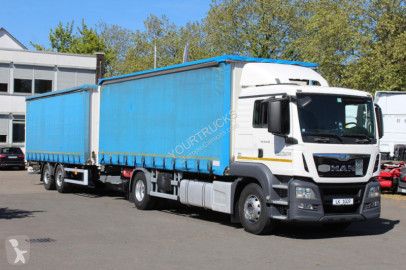 Camion remorque rideaux coulissants (plsc) MAN