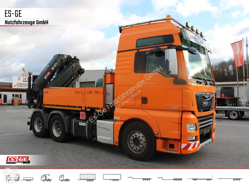 شاحنة MAN 26.540 + HIABV-Ladekran 477E-4 HIPRO