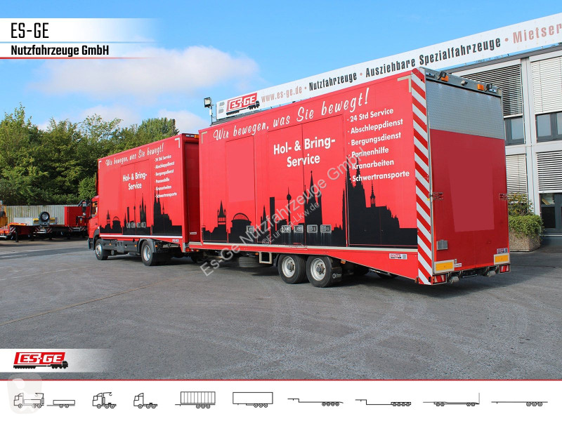 Camion Mercedes MB 2-Achs-W Koffer mit...