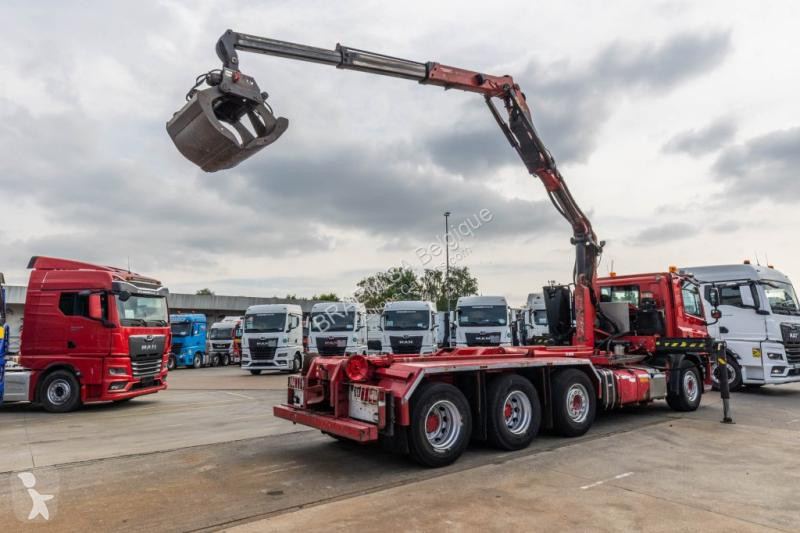 شاحنة DAF 440 FAK -8x2 + Palfinger Epsilon Q180...