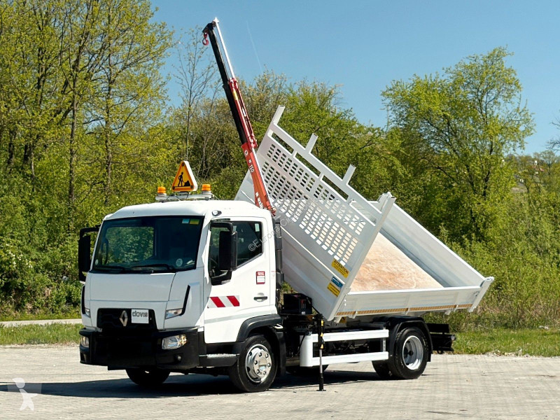 شاحنة Renault D 7.5 *TIPPER 3,25m *MAXILIFT 150...