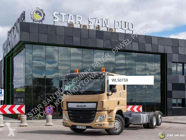 شاحنة DAF CF370 6x2 chassis built-in frame
