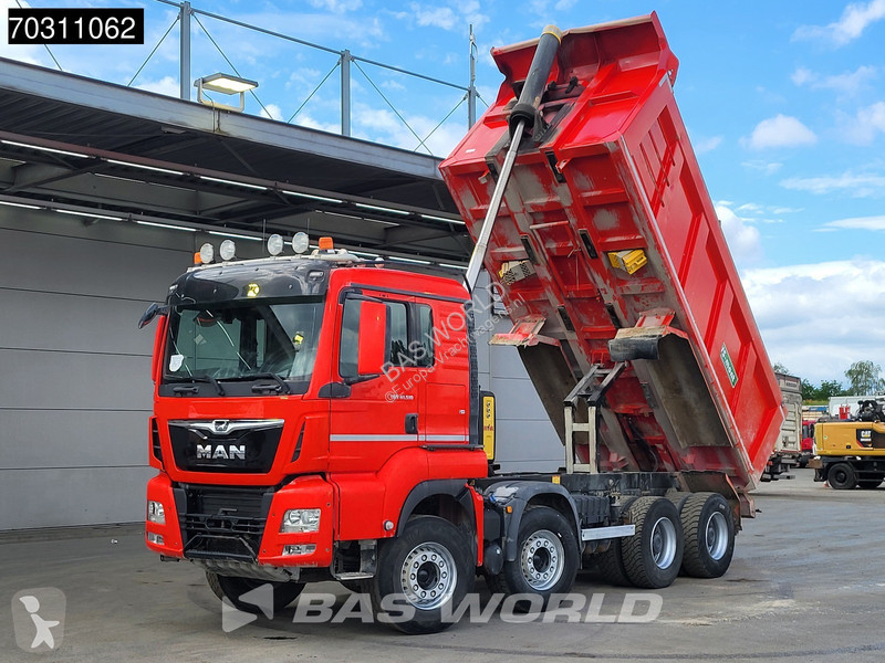 شاحنة MAN 41.510  8X4 17m3 tipper Full Steel...