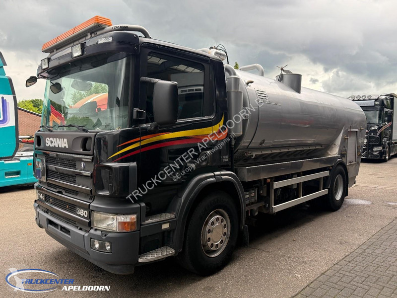 Camion Scania - 380 Korp&Son, stainless steel tank