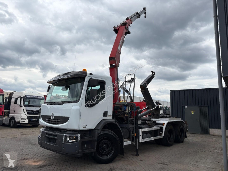شاحنة Renault 370DXI + HMF 1430 K3 + 6X4 +...