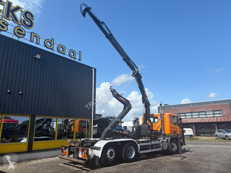شاحنة Scania P280 + HIAB 111BS-2 DUO + 6X2 +...