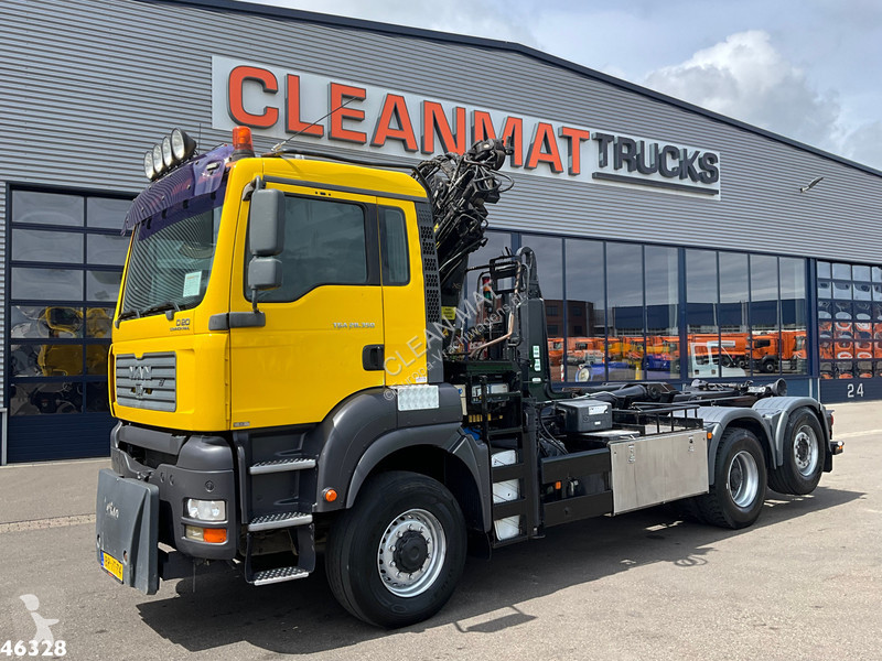 شاحنة MAN 28.350 6x4 Hiab 12 Tonmeter laadkraan