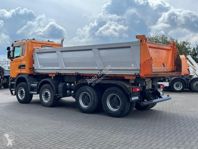 شاحنة Scania G 450 8x4 4-Achs Kipper Bordmatik