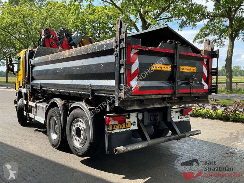 Lastbil Scania 360 B 6X4*4 met 10m³ 2 zijden...