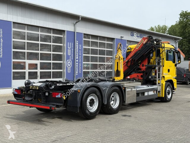 Lastbil MAN TGS 26.440 6x4H Abrollkip Kran...