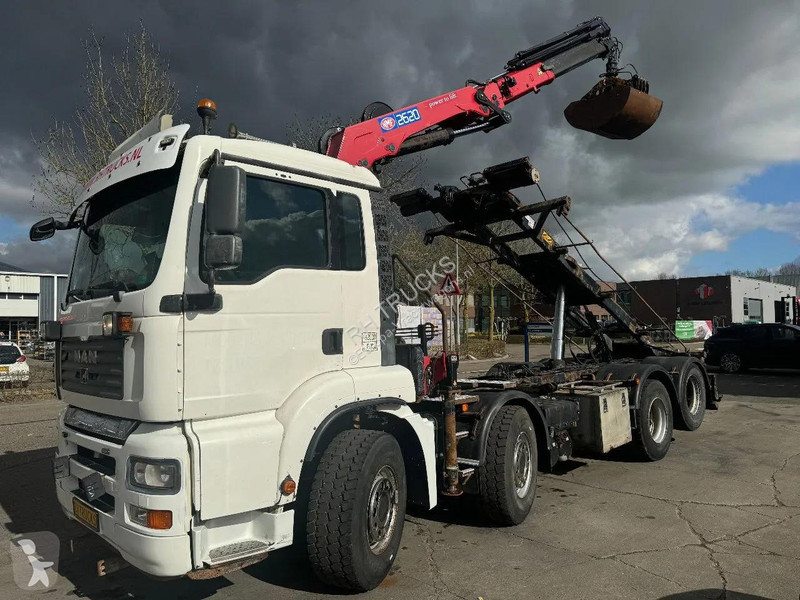 شاحنة MAN 35.440 8X2 - EURO 4 + HMF 2620K-RC...